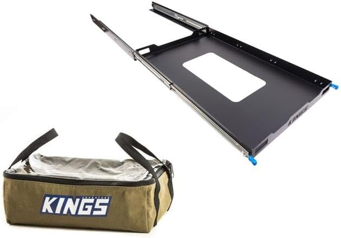 Adventure Kings Kings 100L Fridge Slide + Clear Top Canvas Bag Weather Resistant image number 2