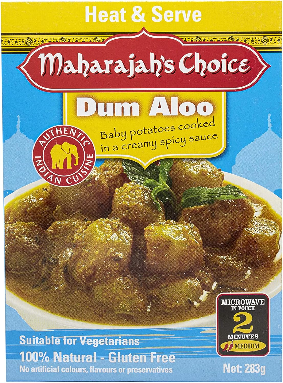 Maharajah'S Choice Ready Meal Dum Aloo 283G