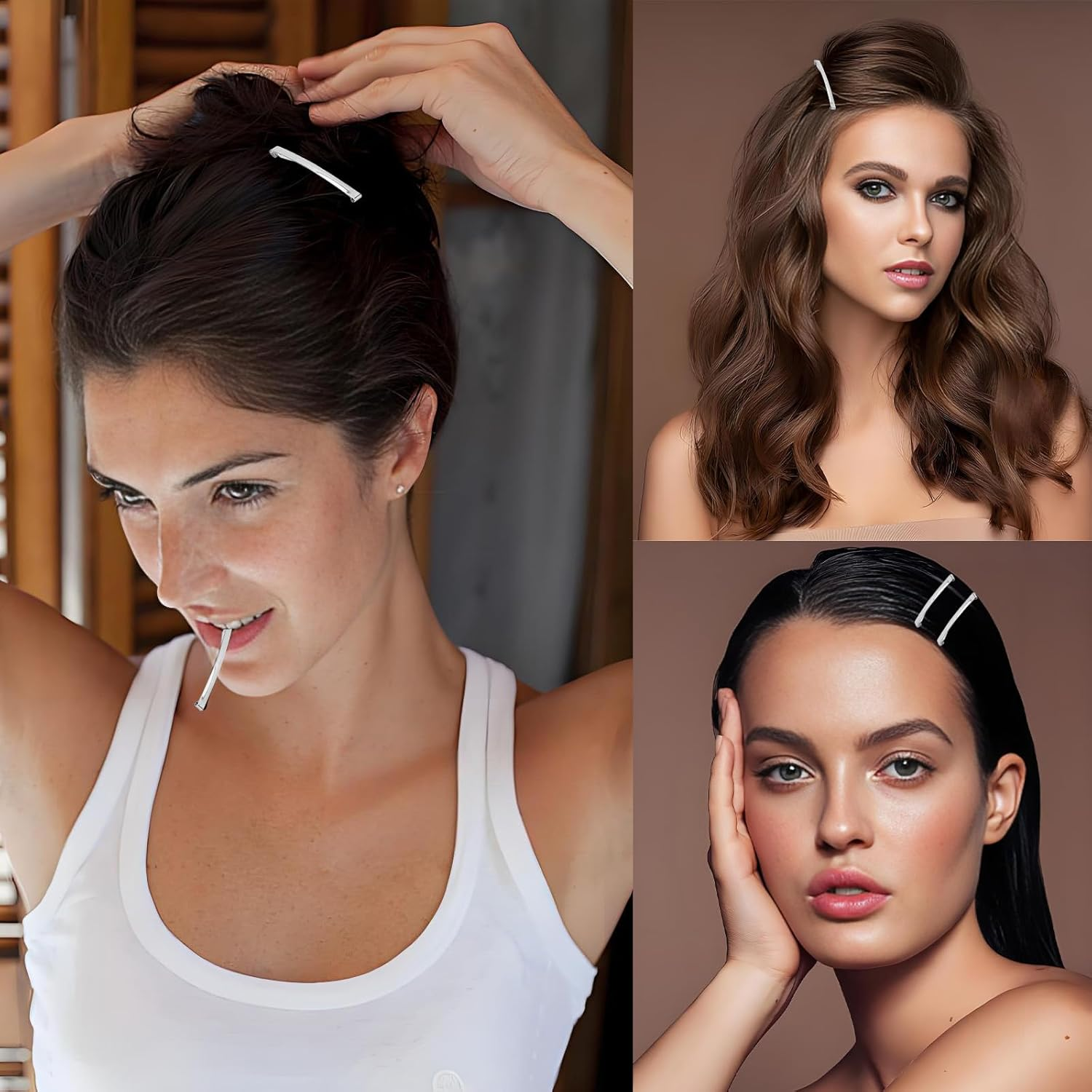 14 Pieces Metal French Barrette Clip for All Hair Types, Especially for Fine Hair, Stable Hold Stylish Accessory image number 5