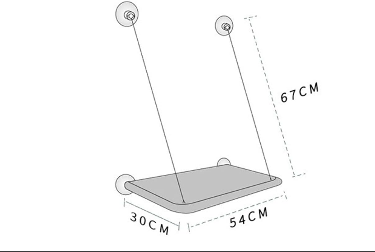 CYBERNOVA Cat Window Perch, Cat Hammock,Cat Window Bed for Indoor,Robust and Stable Cat Window Hammock with 4 Strong Suction Cups, Sturdy Metal Frame Cat Still Bed for Cats (Gray) image number 3