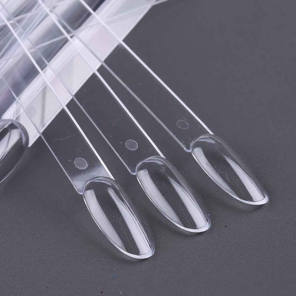 SUTOKAKA - 【You Will Receive】3 Sets Clear Nail Polish Samples with Metal Ring, 50Pcs per Set, 150Pcs in Total. image number 5