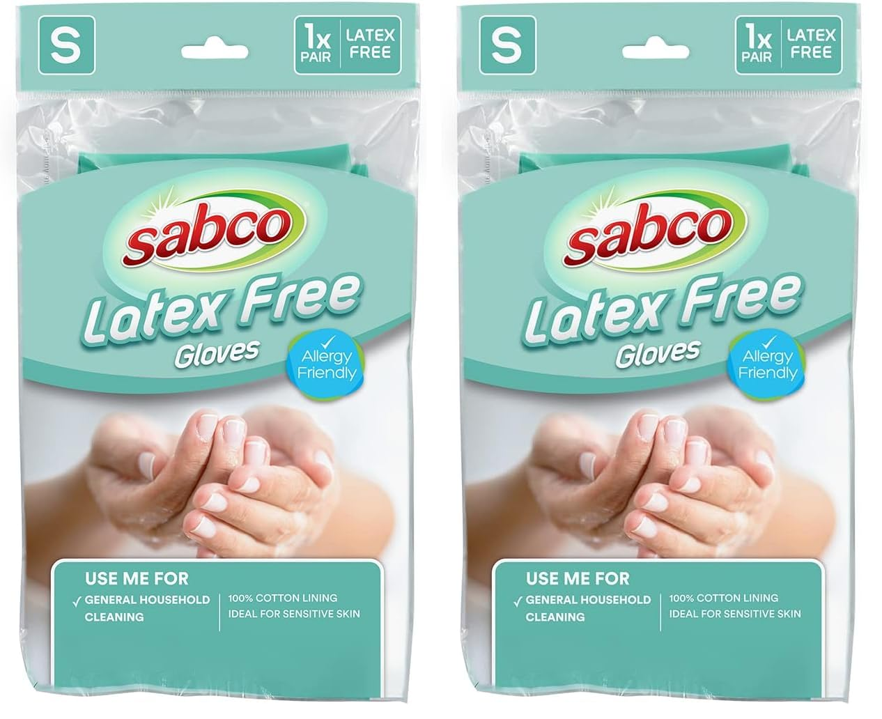 Sabco Professional 1 Pair Latex Free Gloves, Small image number 1