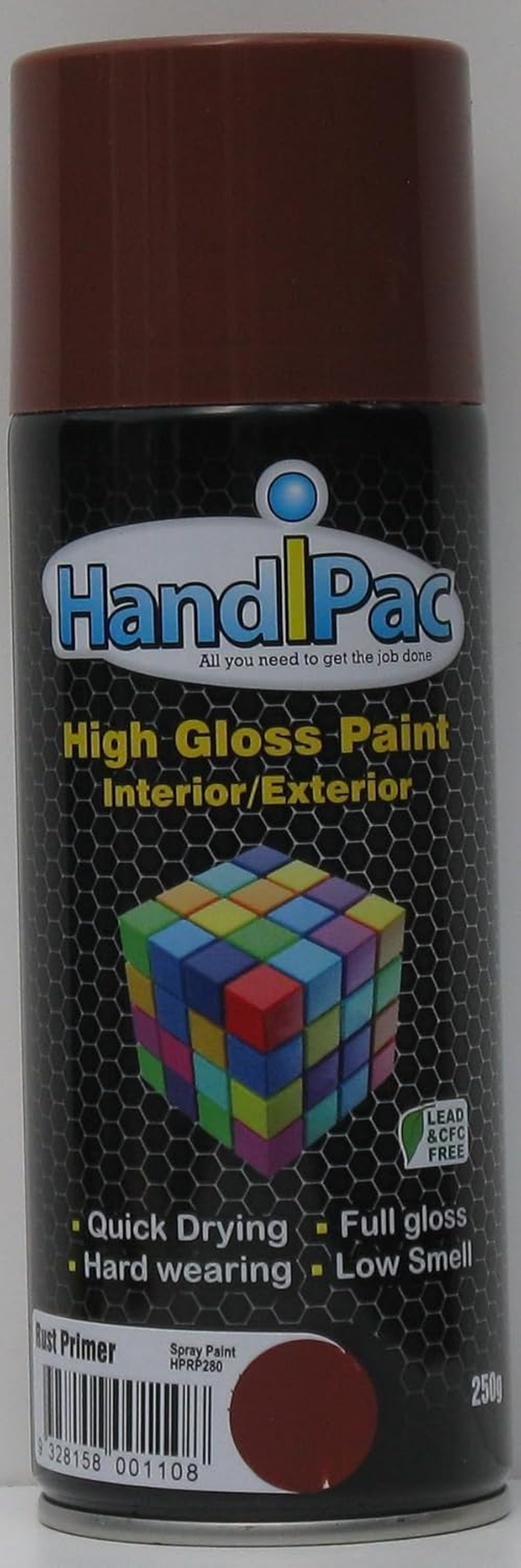 Spray Paint Handipac High Gloss, Rust Primer, 250 G