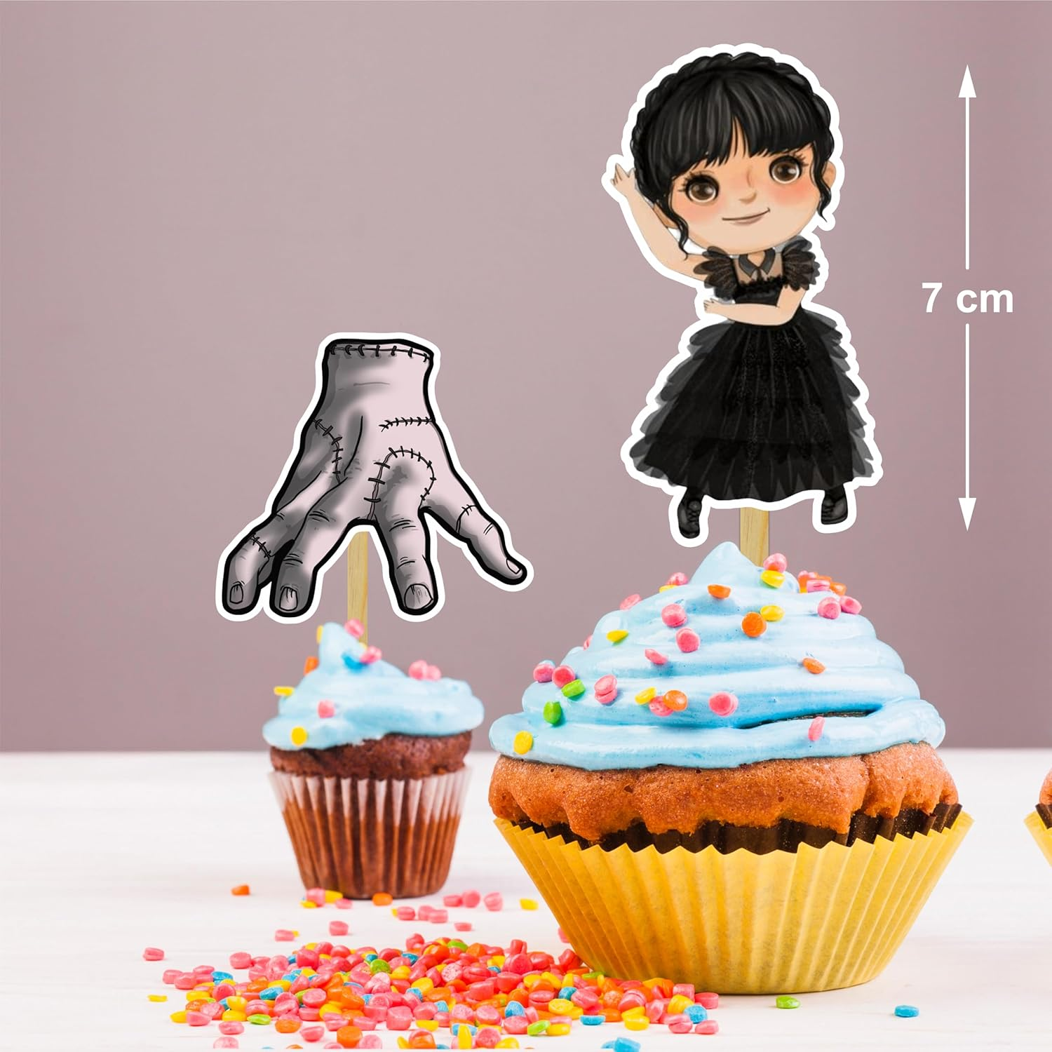 Wednesday Cupcake Topper