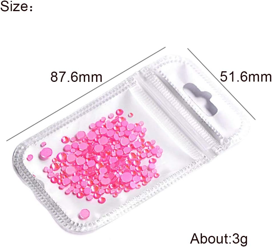 Ranvi 3D Luminous Nail Art Rhinestone Gem Kit Party Theme Luminous 4 Pack(Luminous 1) image number 6