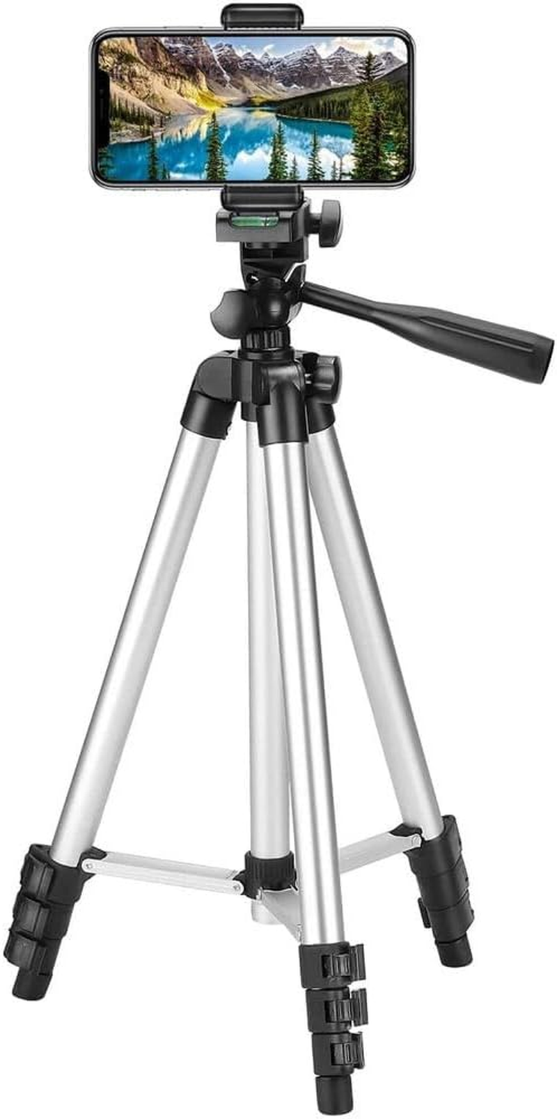 Leona Co 106Cm Adjustable Camera Phone Tripod Stand, Universal Tablet Phone Mount Holder with Carry Bag image number 2