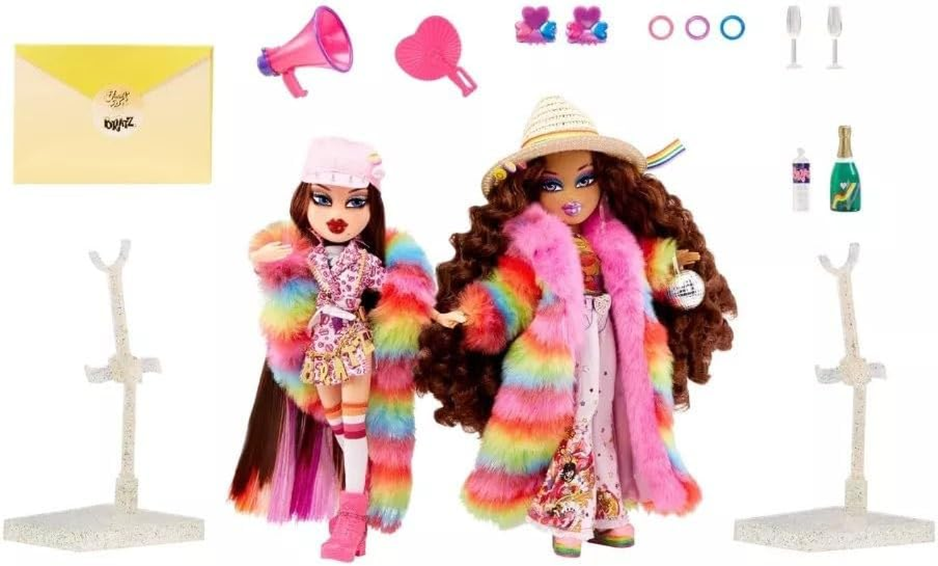 Bratz X Jimmypaul Special Edition Designer Pride 2-Pack Couple Roxxi and Nevra Fashion Dolls, Multicolor image number 2