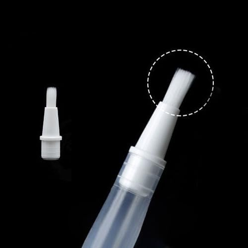 12 Pcs 3Ml Empty Nail Oil Pens, Disposable Transparent Cosmetic Twist Applicators with Brush Tip for Cuticle Oil Lip Gloss and Eyelash Serums image number 4