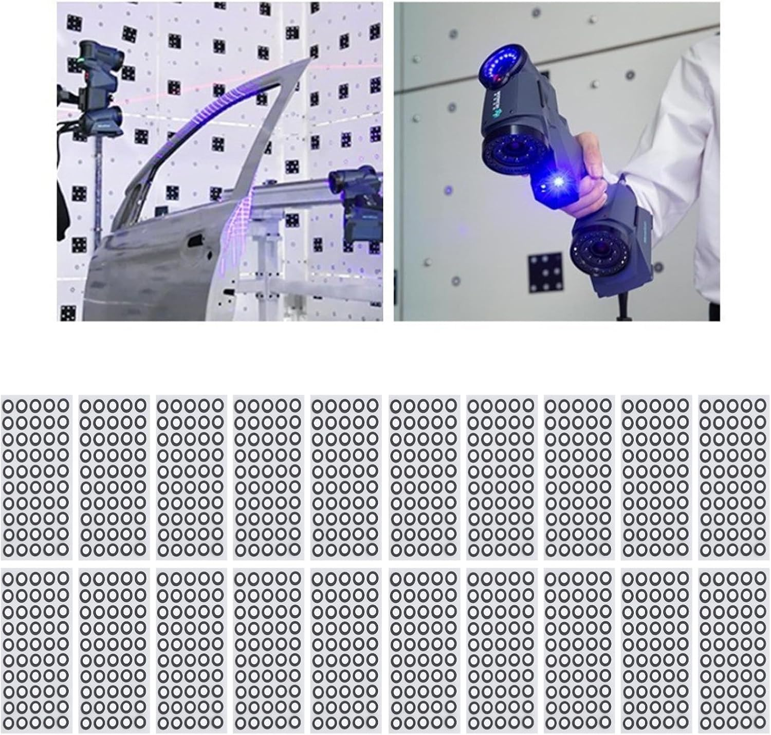 3D Scanning Markers, 1000 Pcs 6.0 Mm Magnetic Positioning Targets, Tracking Dots Reference Point Markers Reflection Markers for 3D Scanner and Optical Trackers image number 5