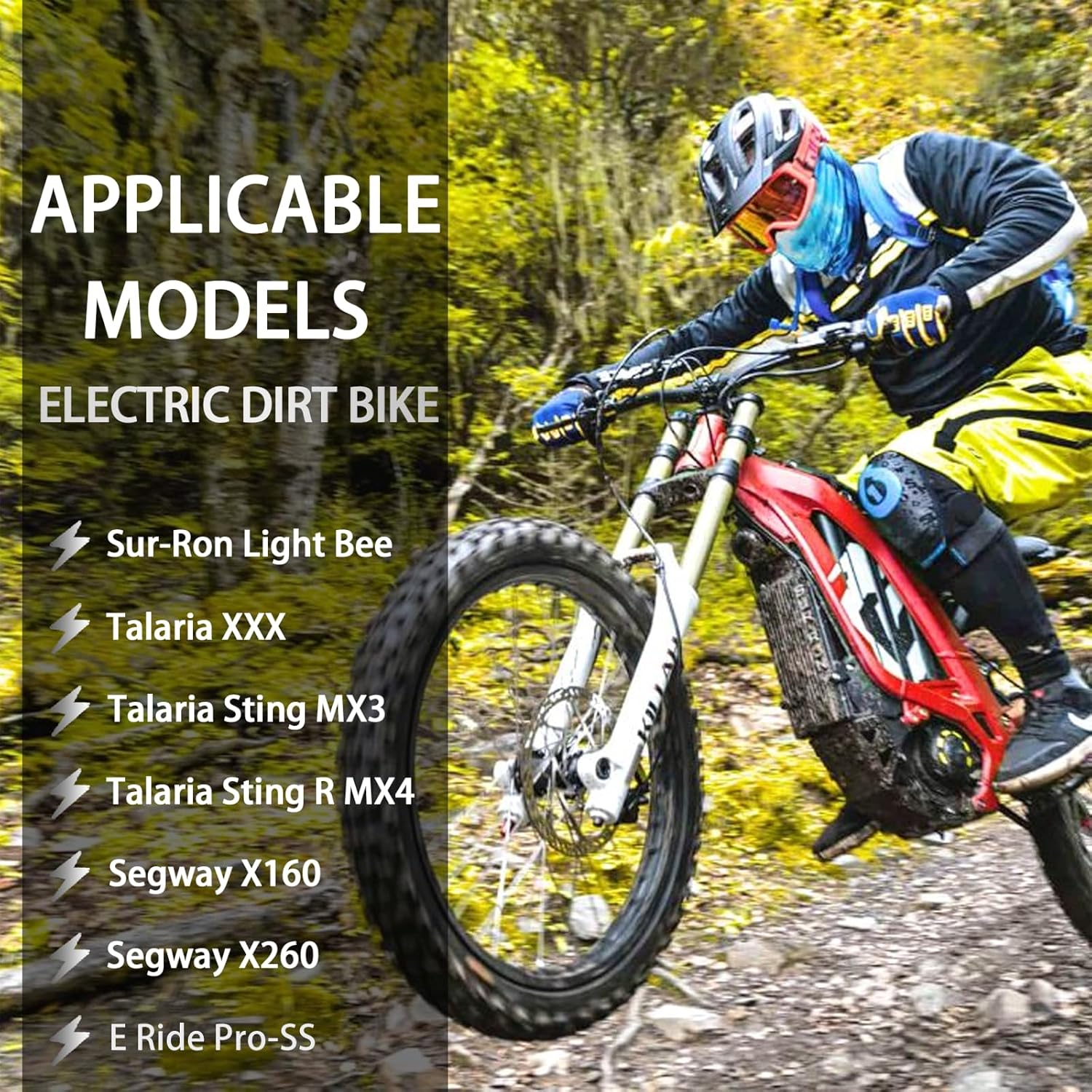 Upgraded Front Rear Brake Levers Fits for Sur-Ron Light Bee X | for Talaria XXX | for Talaria Sting MX3 / R MX4 | for Segway X160 X260 | Front and Rear Brake Complete Assembly image number 1