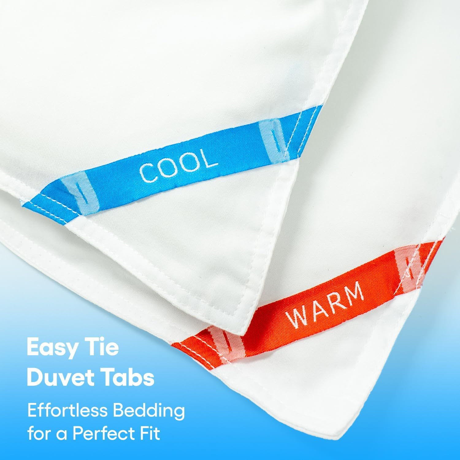 S&ouml;mn K&ouml;mforte Microfiber Dual Zone Comforter, His and Hers Blankets for Couples, Cool & Warm Two Temperature Comforter, Alternative down Duvet Insert, Wedding Gift (White, King)