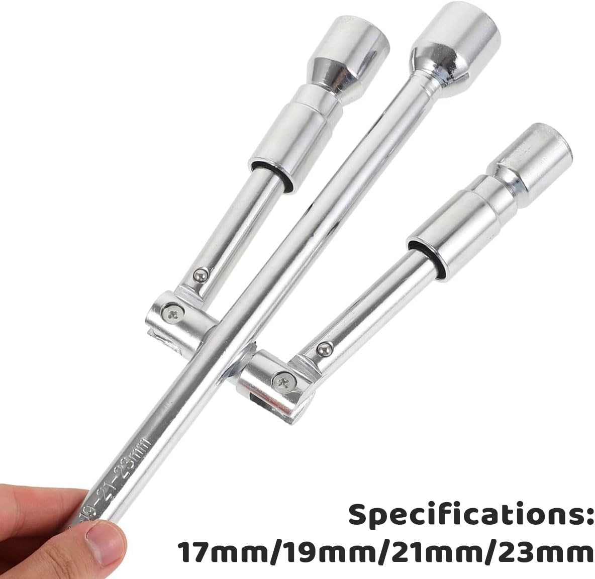 AIMALL Foldable Tire Wrench Set Carbon Steel for Car, SUV, Truck, Auto Repair Tool Kit image number 1