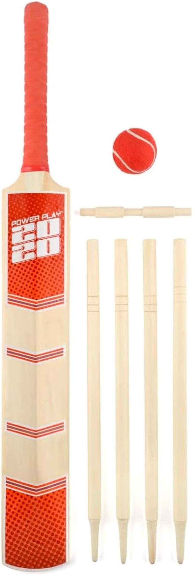 Powerplay 2020 Deluxe Size 3 Cricket Set - Size 5 Bat