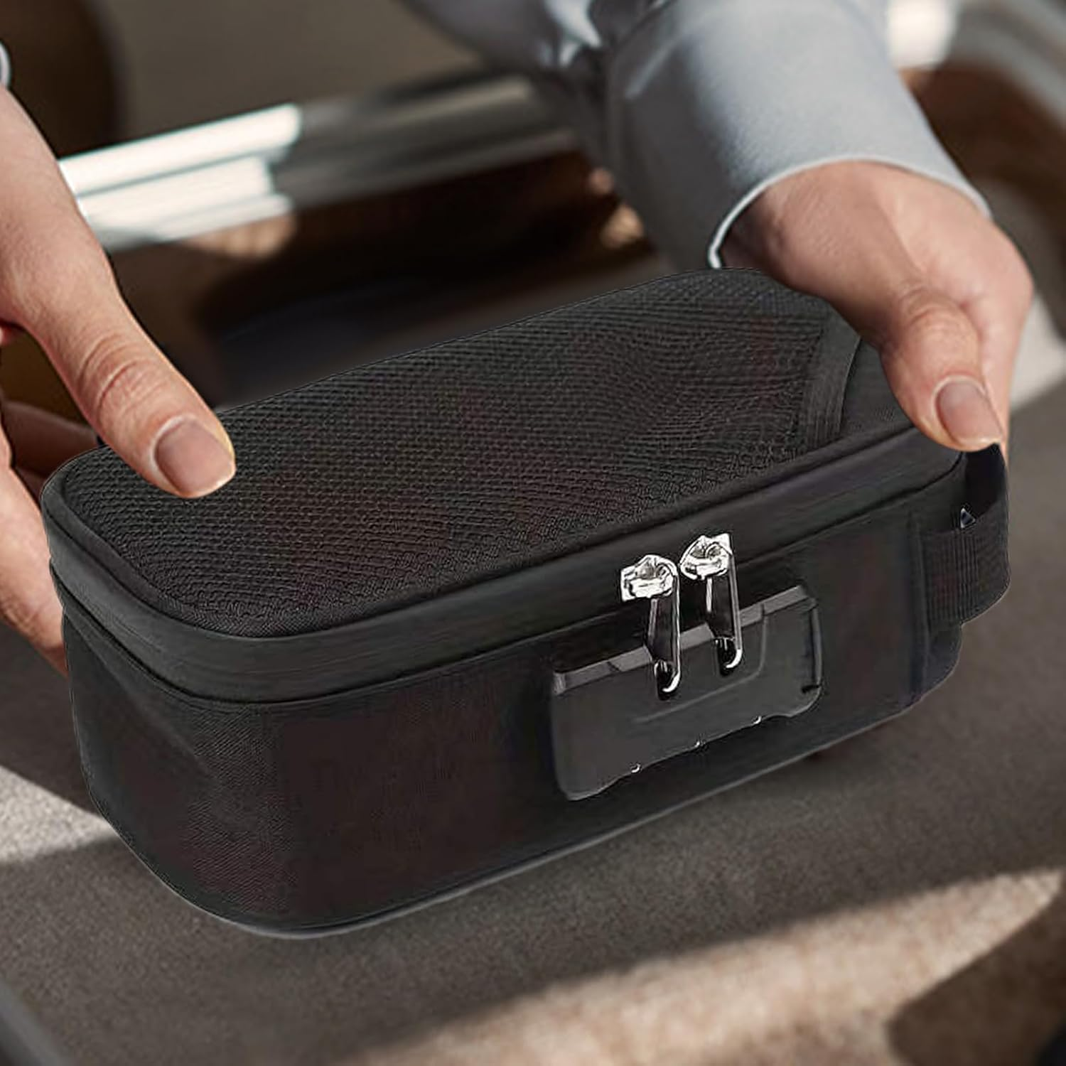 Smell Proof: for Document Files, Lockable Storage Case, Professional Document Holder | Travel Storage Case, Document Organizer, image number 2