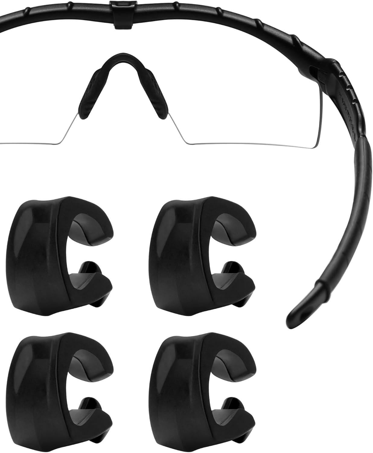 HILEEN Replacement Clip Rubber Kits for Oakley Si M Frame 2.0 | Si M Frame 3.0 OO9146 | Si Ballistic M Frame 2.0 Sunglass