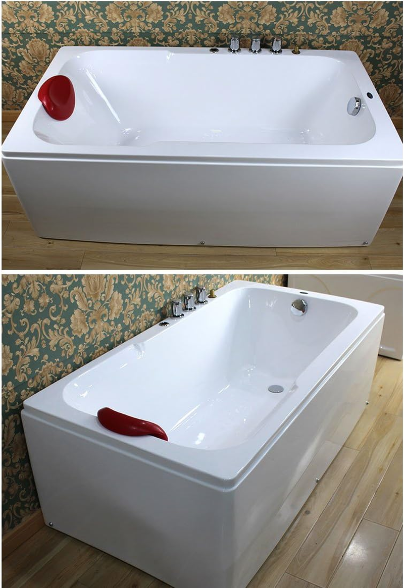 Ruilogod Bathroom Bathtub Oval Shaped Neck Support Spa Bath Suction Cup Pillow White (Id: 93C A3C 3Be 6F6 Af4 image number 3