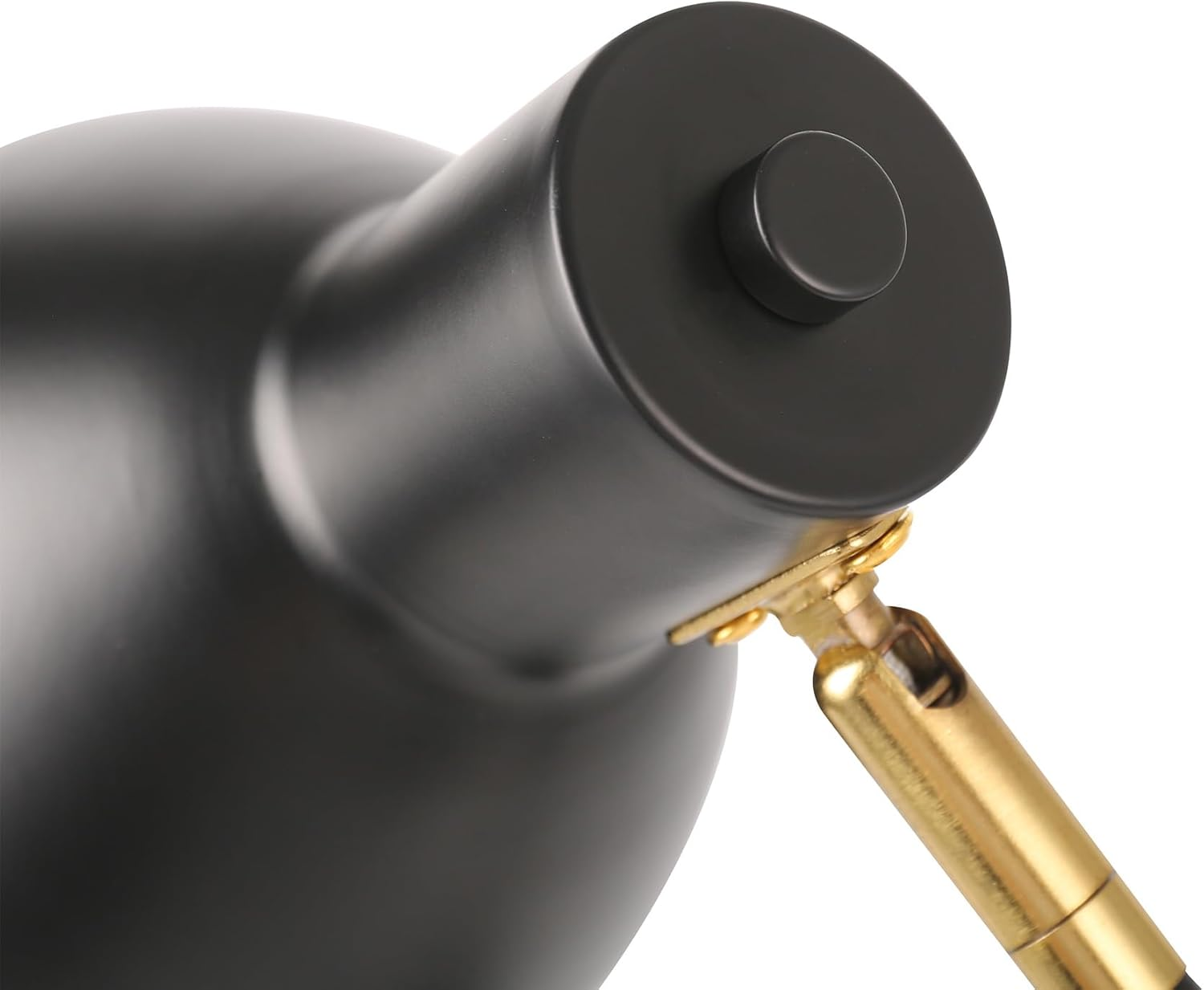 Lexi Lighting Eloise Touch Table Lamp, Touch Control Bedside Nightstand Reading Lamp, Flexible Head, Height 46Cm, E14 Bulb Base, Black Metal Desk Lamp for Bedroom Office Living Room - Cream image number 3