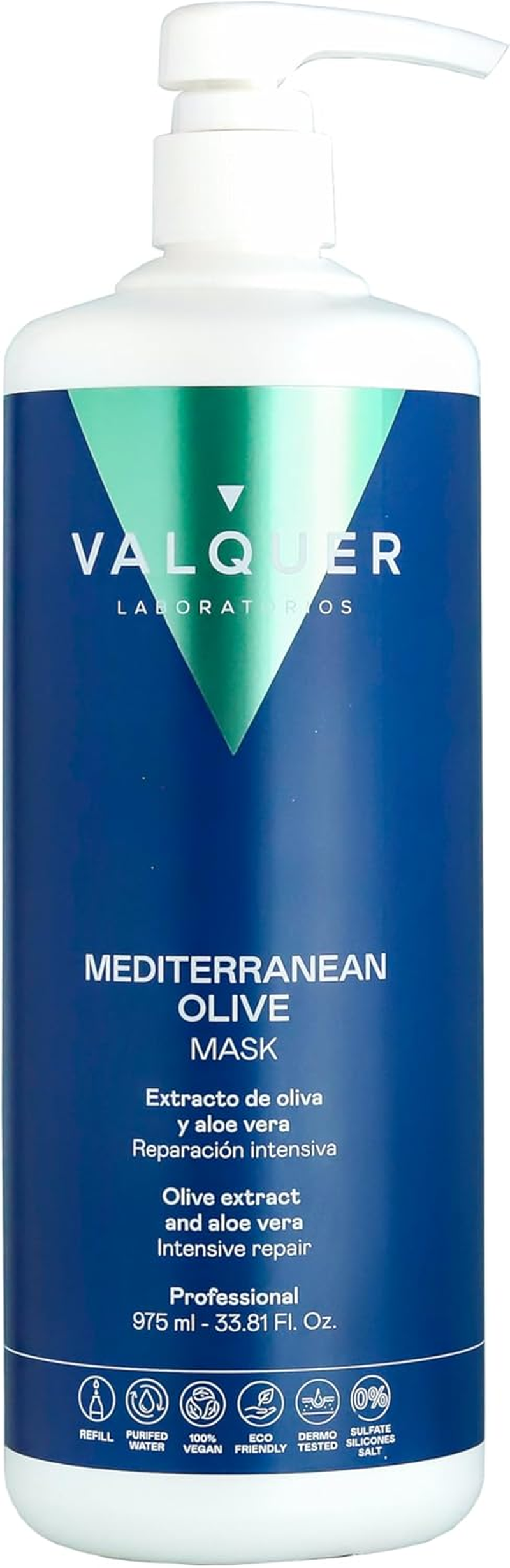 V&aacute;lquer Intensive Olive Hair Repair Mask - 1000 Ml