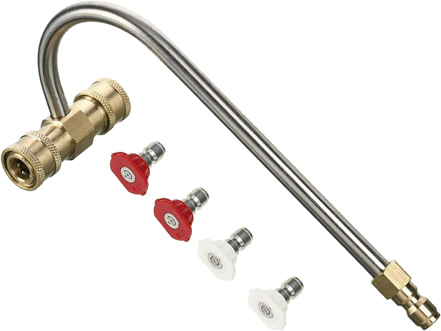 Perfeclan Tool Curve Pressure Washer Gutter Cleaning Attachment For image number 2