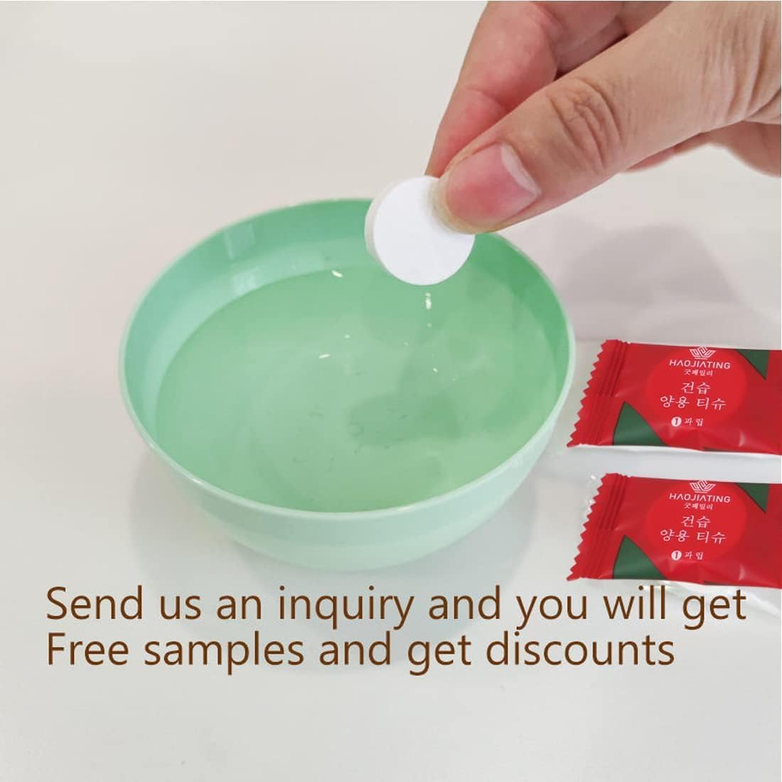 40Pieces Compressed Towels, Mini Towel, Portable Disposable Washcloths, Adults, Absorbent Refreshing Cloths, Handtuc Hpills for Travel, Sports, Camping, Home, Salon, Hotels image number 6