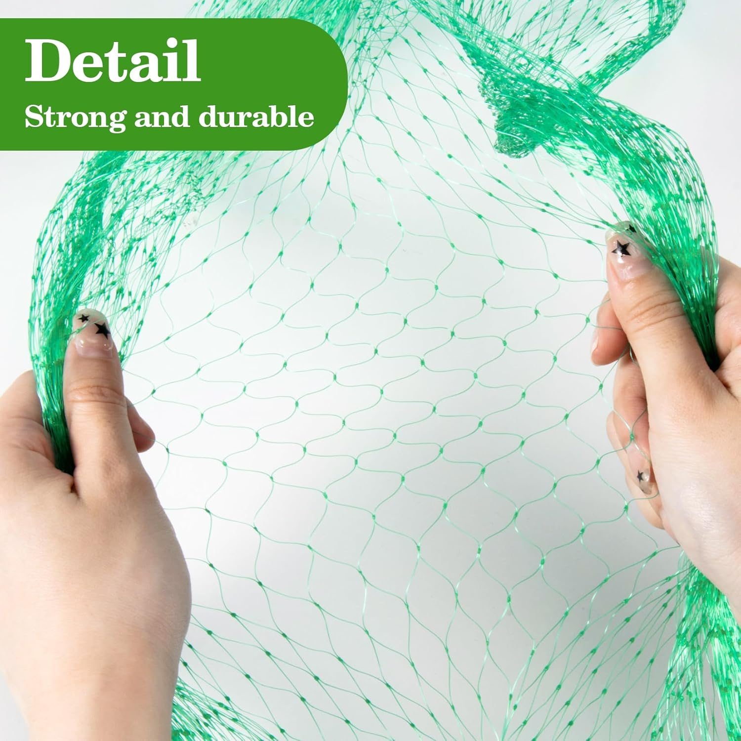 Sukh Bird Netting for Garden 13X33Ft - Heavy Duty Mesh Protection Fence for Plants, Chickens, and Poultry image number 3