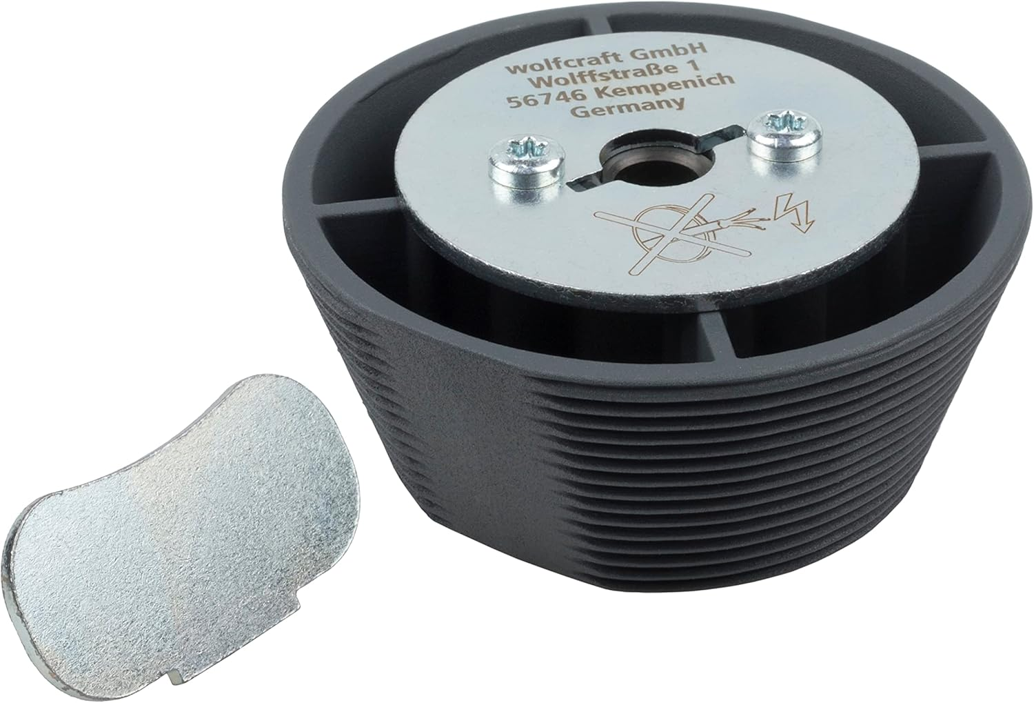 Wolfcraft Hole Enlarging Tool for Hole Saws, &Oslash; 54&ndash;70 Mm I 5952000 I Hole Saw Guide for Even, Centred Enlargement of Existing Boreholes image number 5