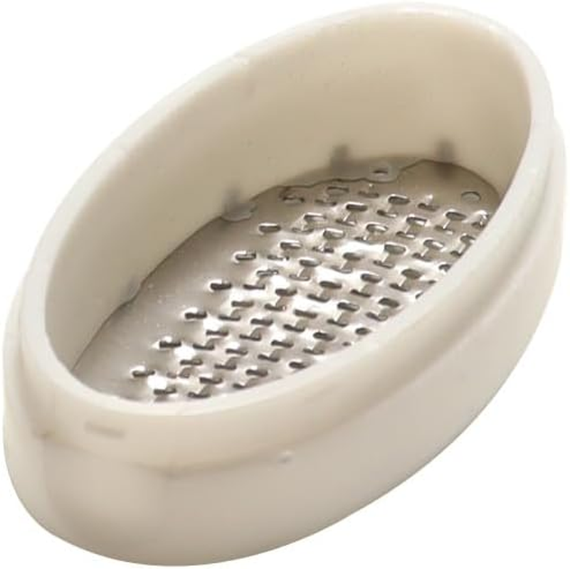 Enwye 2 Pieces Egg Shape Foot Scrubber Manual Foot File Tool Ergonomic Handle Side Stainless Steel Heads for Dead Skin Removal image number 6