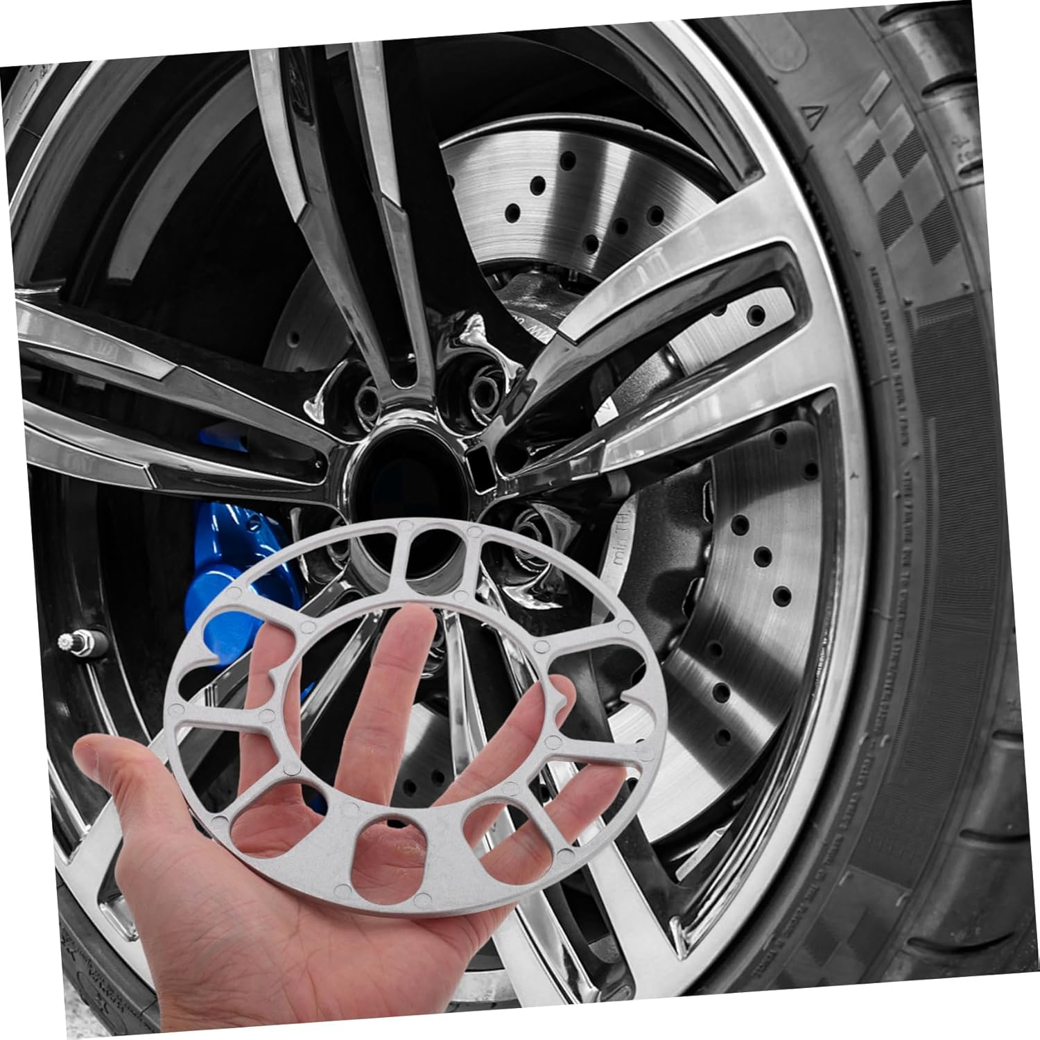 Mikinona Wheel Spacers for Car and Truck 3Mm Metal Plate Hub Adapter Automotive Wheel Spacer Plate Vehicle Part Hub Centric Replacement image number 5