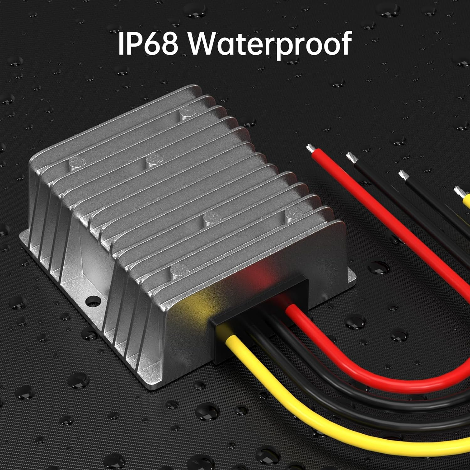 Areyourshop Power Adapter Waterproof DC/DC Converter Regulator 12V/24V Step up to 48V 5A 240W Voltage Stabilizer