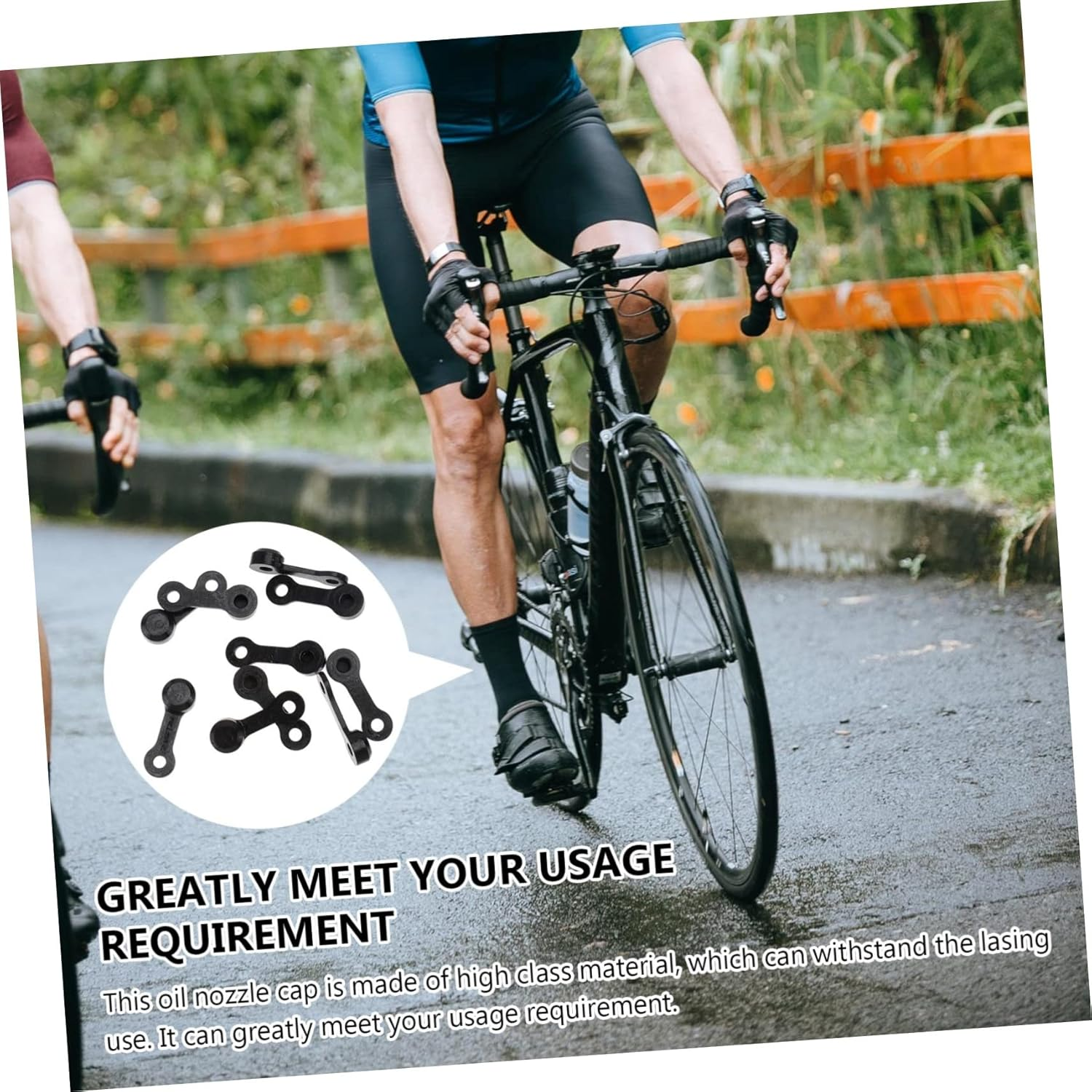 BUGUUYO 30Pcs Oil Brake Dust Cap for Bike Oil Tank Nozzle Replacement Accessory for Tank Parts for Disc Brake Mineral Maintenance Made of Material for Cycling Scenario image number 2