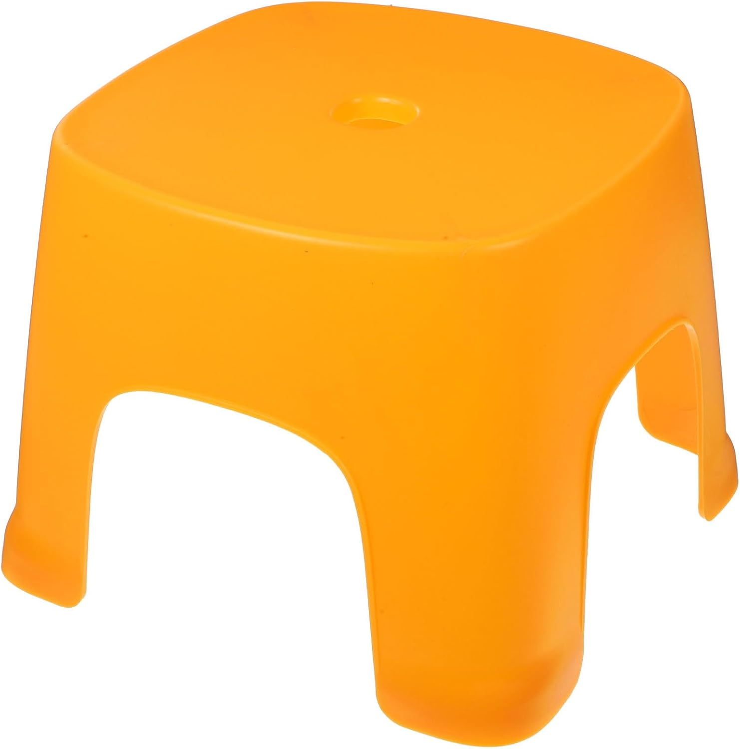 Baluue Plastic Small Stool 6.3 Small High Shoe Change Stepping Stool Outdoor Footstool for Bathroom Kitchen Bedroom Black Compact for Home Use