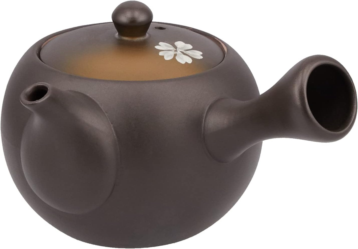 Tokoname Y510 Fusen Black Nadesico Belt Teapot, Black, 9.5 Fl Oz (280 Ml) image number 4