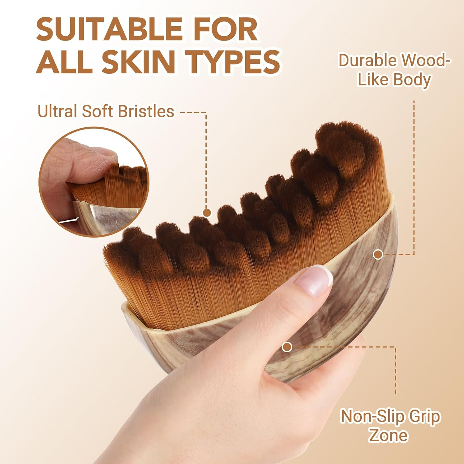 Cukohno Lymphatic Contour Face Brush, Lymphatic Drainage Massager for Face,Dry Lymphatic Face Brush,Chin & Jawline Sculpting,Ergonomically Designed to Fit the Skin Precisely and Relieve Fatigue image number 1