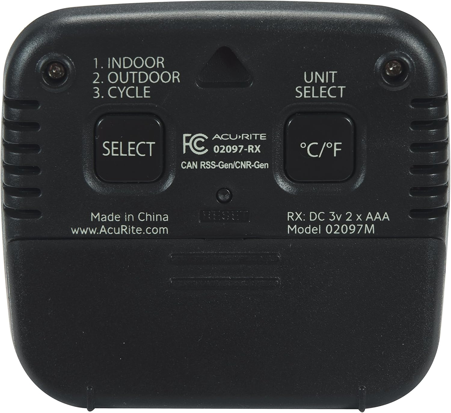 Acurite 02097M Wireless Indoor/Outdoor Thermometer with Humidity Sensor image number 1