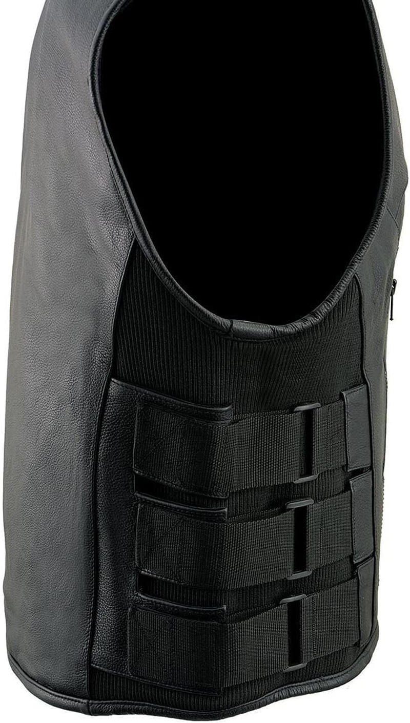 Milwaukee Men'S Swat Style Zipper Front Vest (Black, 6X-Large) image number 3