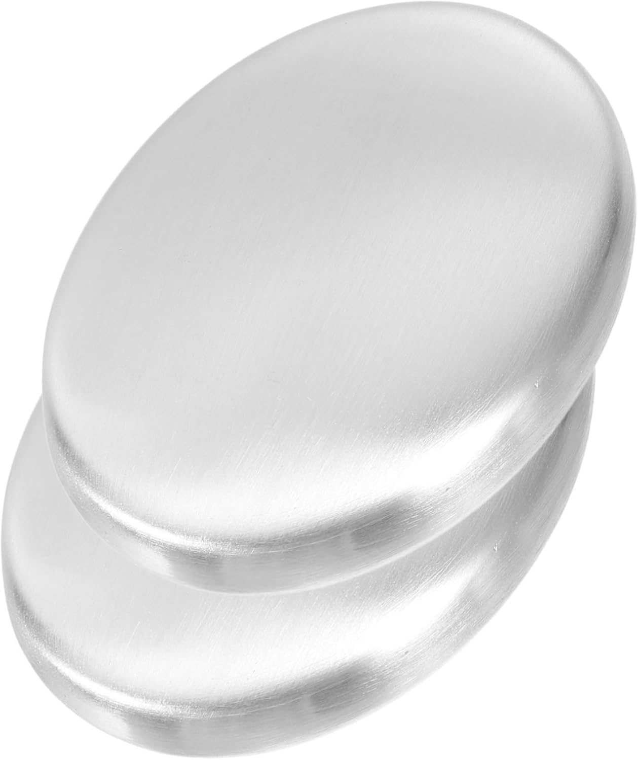 CAXUSD 2Pcs Stainless Steel Soap Bars Odor Remover for Kitchen Fish Smell Metal Soap for Hands Odor Absorbing image number 5