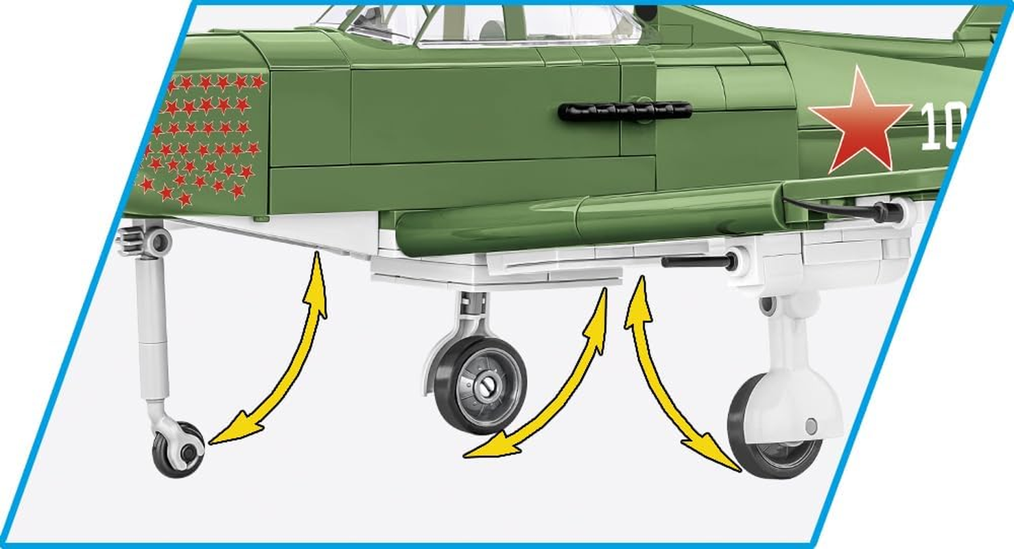 WW2 - Bell P-39Q Airacobra (Soviet) 380 Pcs image number 4
