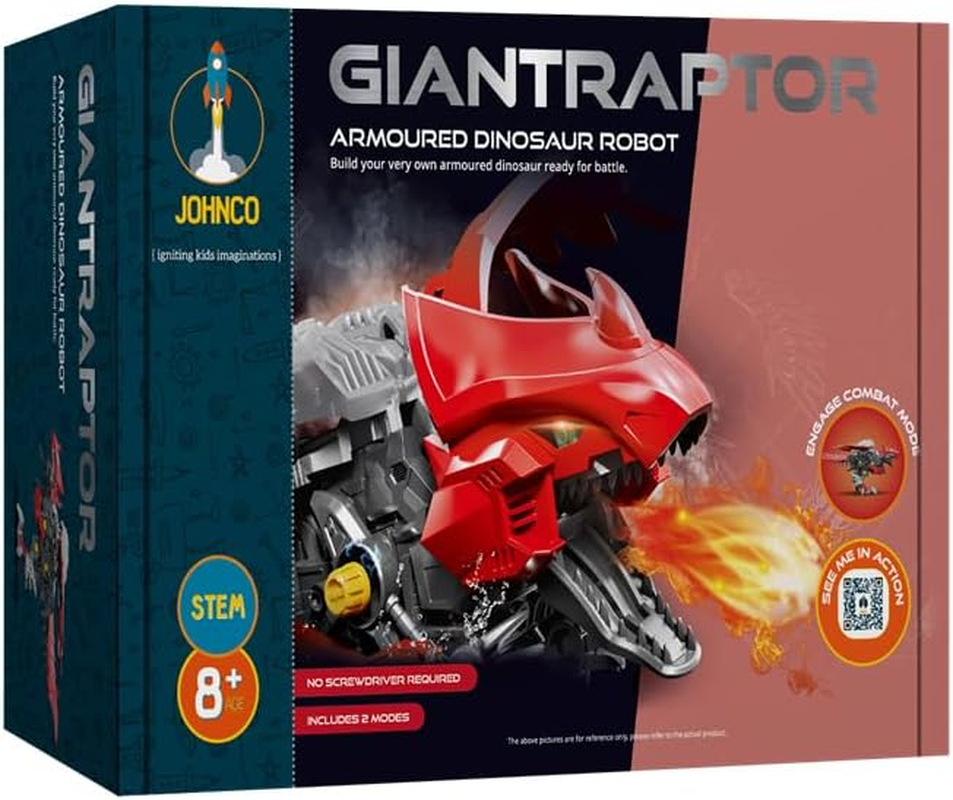 Johnco Giantraptor Armoured Dinosaur Robot Kit image number 1