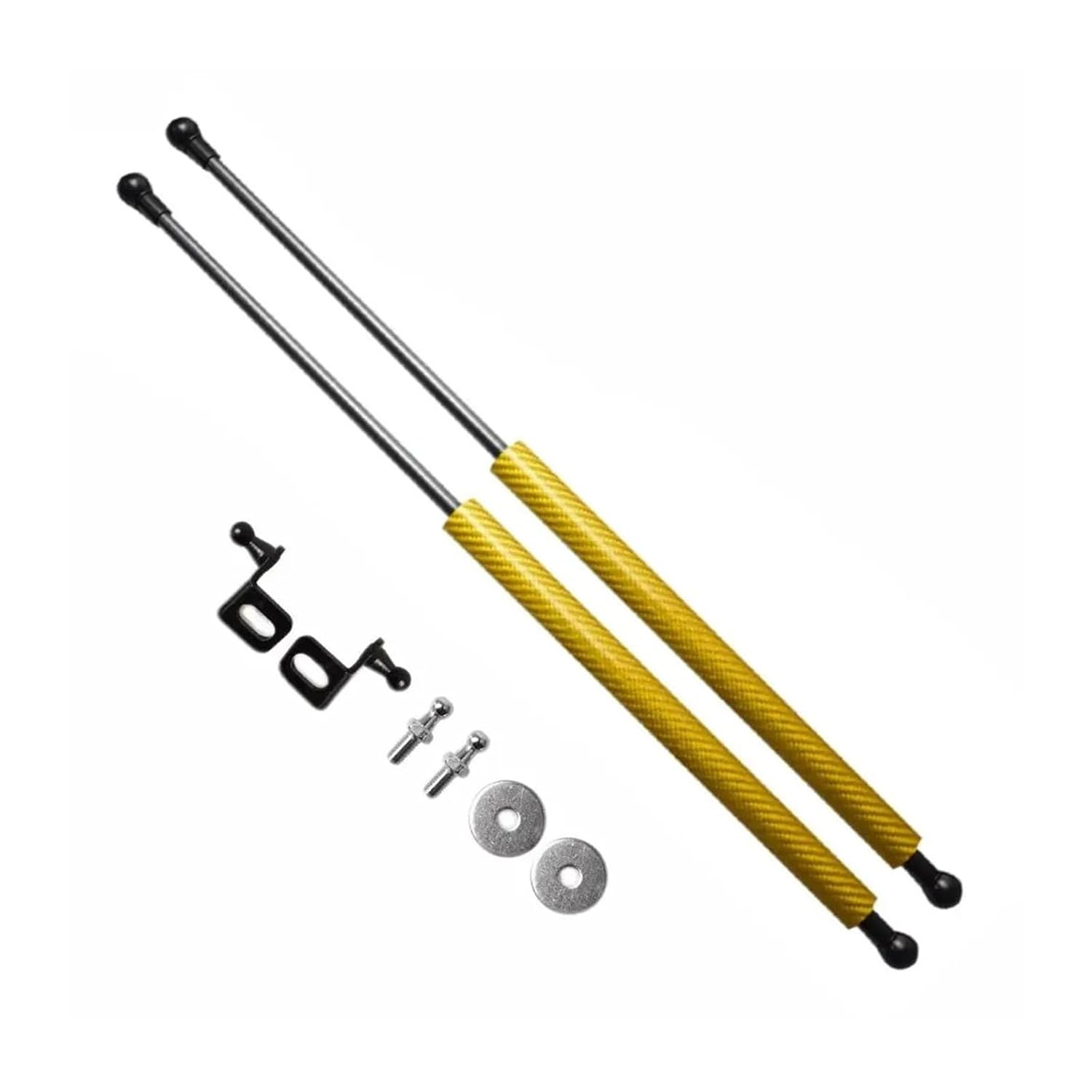 For Suzuki for Swift A2L for Swift Sport ZC33S 2017-2023 Hood Bonnet Piston Rods Gas Struts Lift Support Shock Dampers (Color : Carbon Fiber Orange) - Carbon Fiber Black image number 4