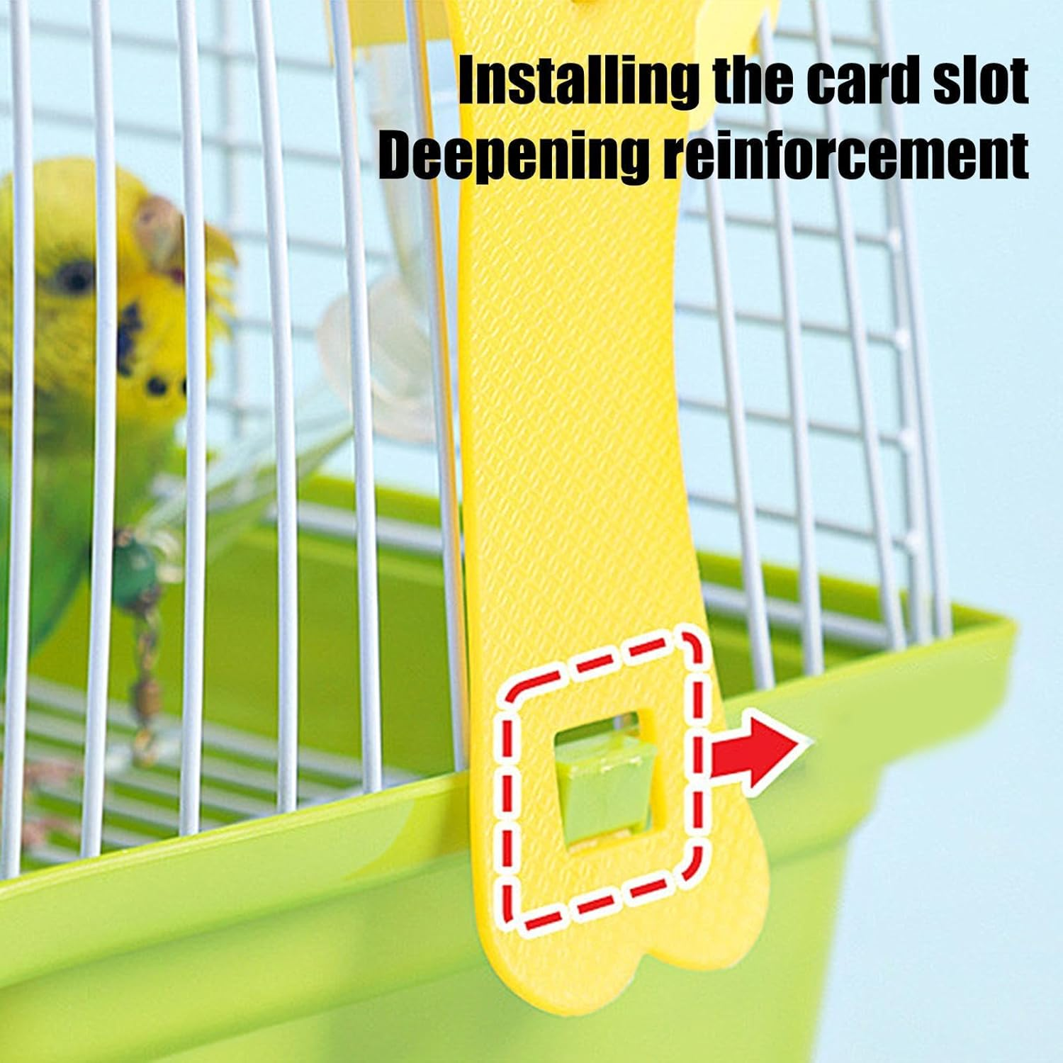 Portable Bird Cage - Bird Carrier Travel Cage, Bird Carrying Accessory | Breathable Parrot Handbag with Handle, Large Opening Small Animals Hamster Carrier Bag for Cockatiels Lovebirds Budgies