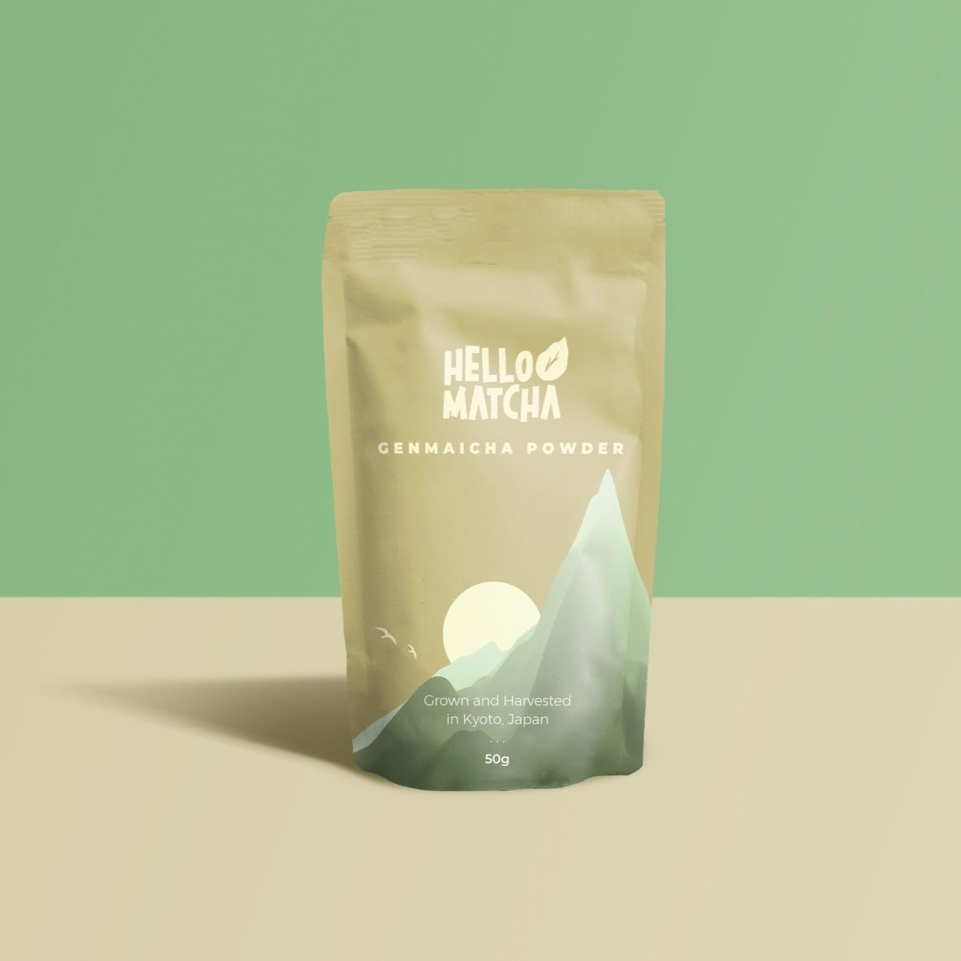 Hello Matcha, Genmaicha Powder from Uji Kyoto &ndash; Roasted Brown Rice and Matcha Powder, Premium Japanese Genmaicha for Lattes, Tea & Baking, 50G image number 2