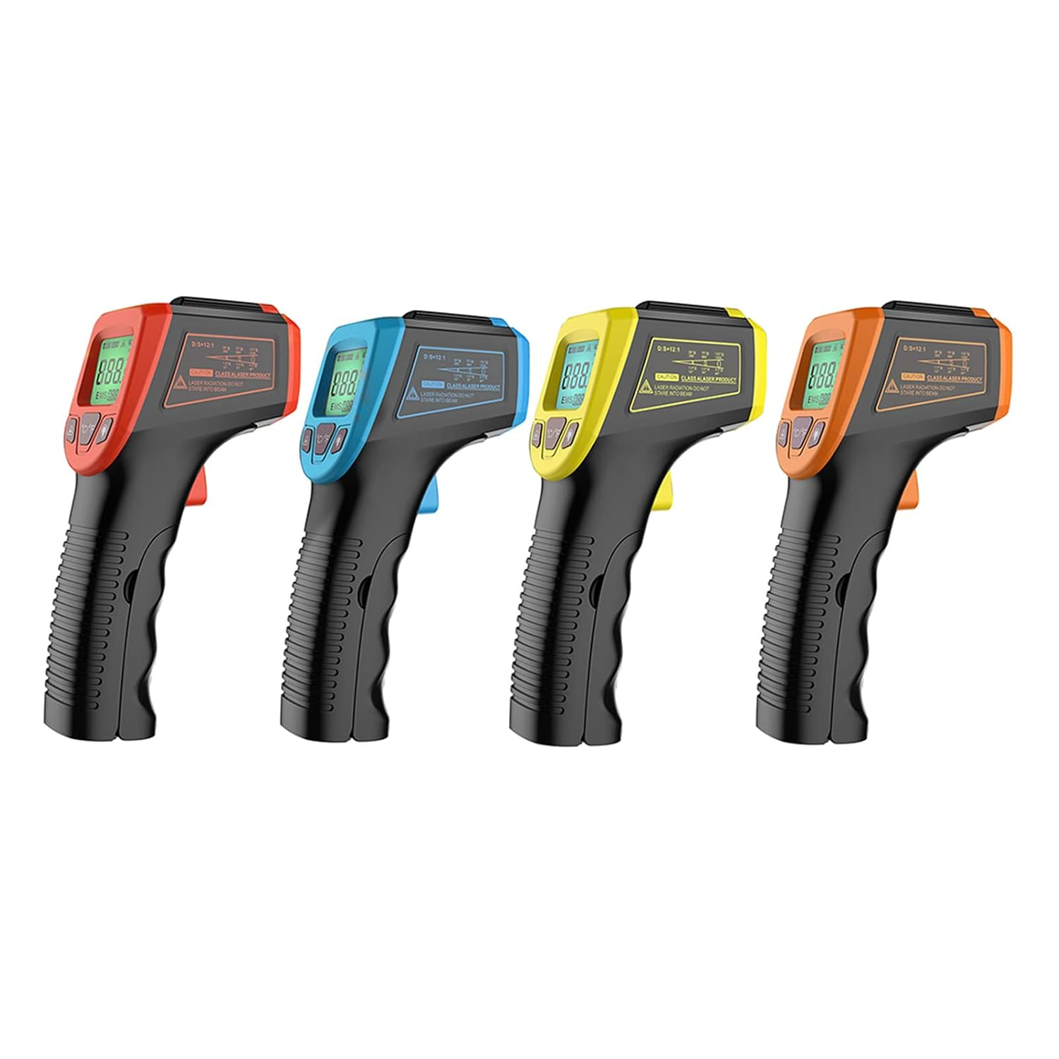 Infrared Thermometer, Non-Contact Digital Industrial Temperature Gun -58&deg;F to 1112&deg;F (-50&deg;C to 600&deg;C) with LCD Display,Blue image number 6