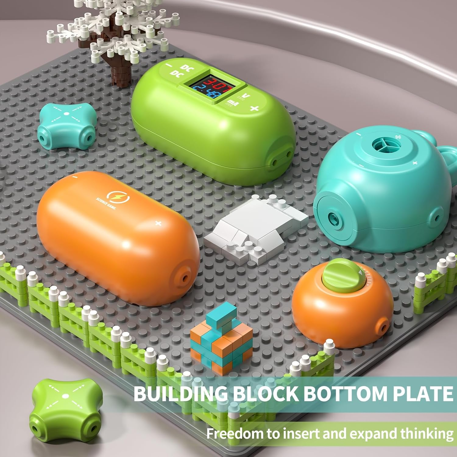 JUKUDAHU Electric Circuit Kits Toys for Kids Aged 6,7,8,9,10,11,12,13,14 - Physics Electronic Exploration Kit with 300+ Projects, Circuit Board, Science Experiment Game for Boys and Girls Aged 3-12 image number 6