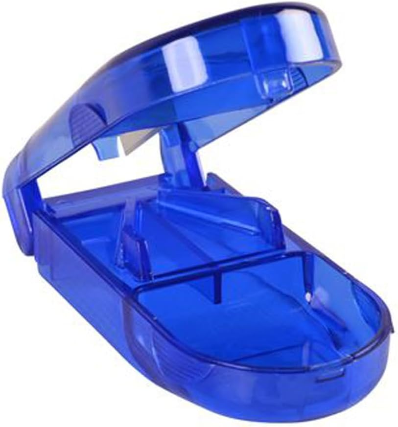 Matrons Pill Cutter - Perfect for Small or Large Pills, Easy to Use with Grip Handle, Sharp Blade for Precise Cuts, Multicolor, Unisex, All Seasons, Modern, Business, Casual/Daily Use image number 2