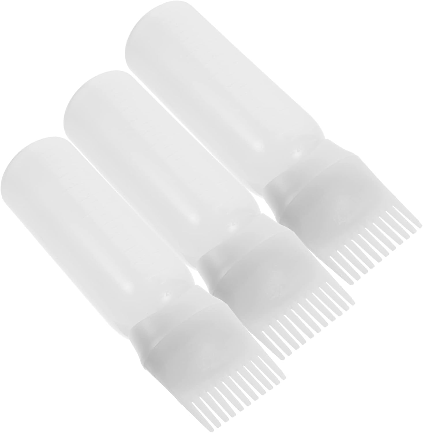 9 Pcs Medicine Hair Dye Applicator Set - Bottles, Brush, Shampoo, Color Oil, Root Comb, Plastic Comb for Hair Growth image number 5