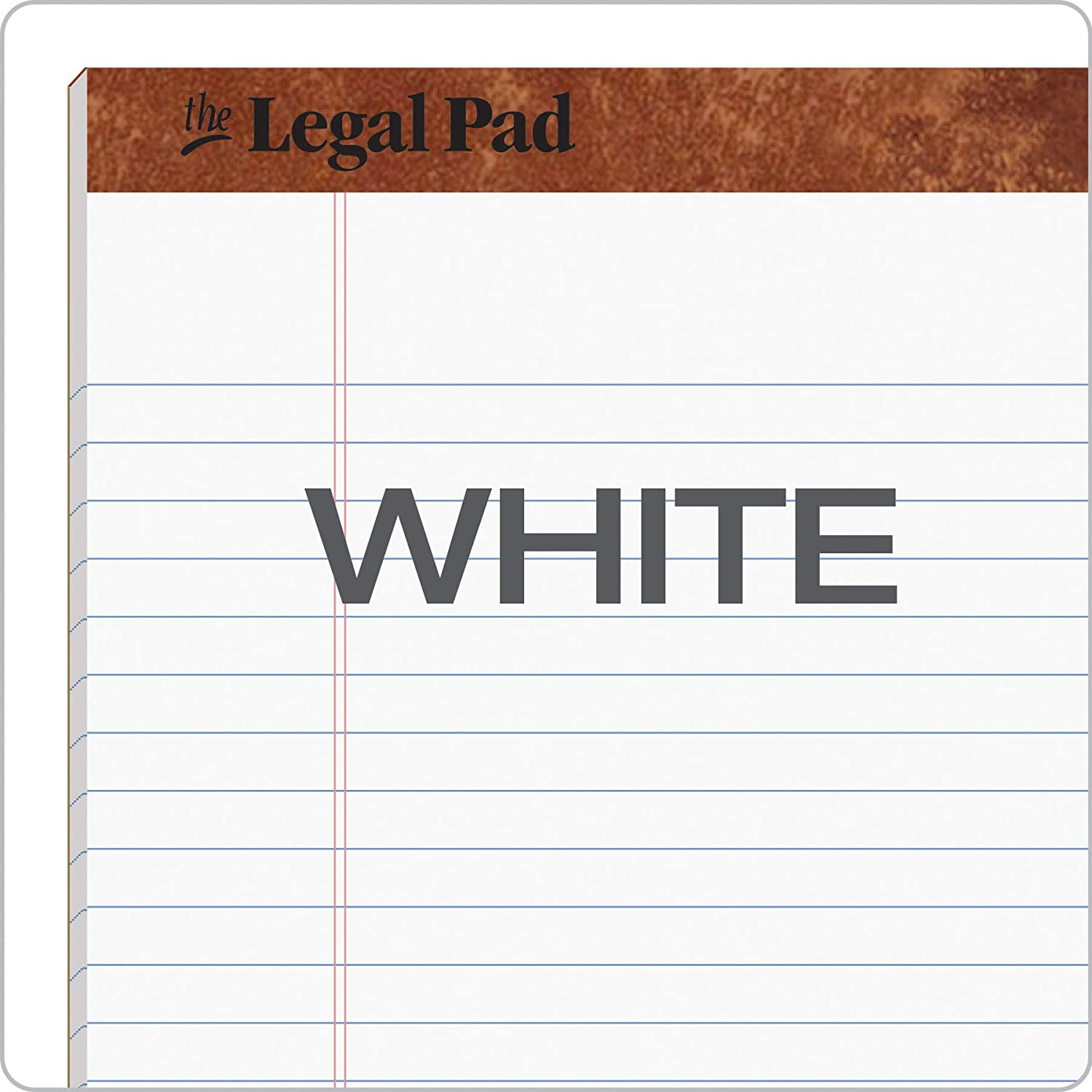 TOPS the Legal Pad, 8-1/2 X 11-3/4 Inches, Perforated, White, Legal/Wide Rule, 50 Sheets per Writing Pad, 3 Pads per Pack (75337) image number 3