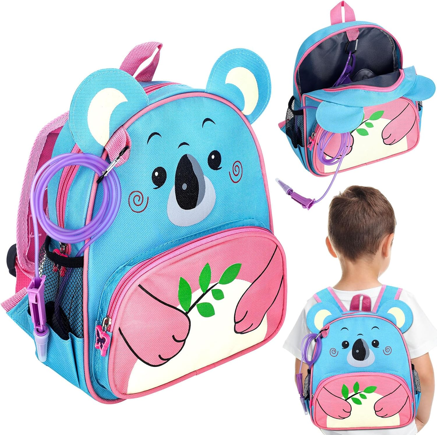 Siltriangle Feeding Tube Backpack G Tube Gj Backpack for Enteral Feeding Pump Gtube Accessories, Bag Only(Koala)