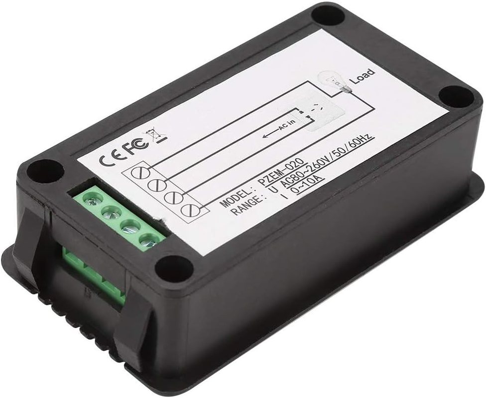 Digital AC Power Tester, Multifunction AC Current Voltage Amperage Power Energy Panel Meter Digital Display Ammeter Voltmeter Multimeter for Construction Factory Workshop image number 2