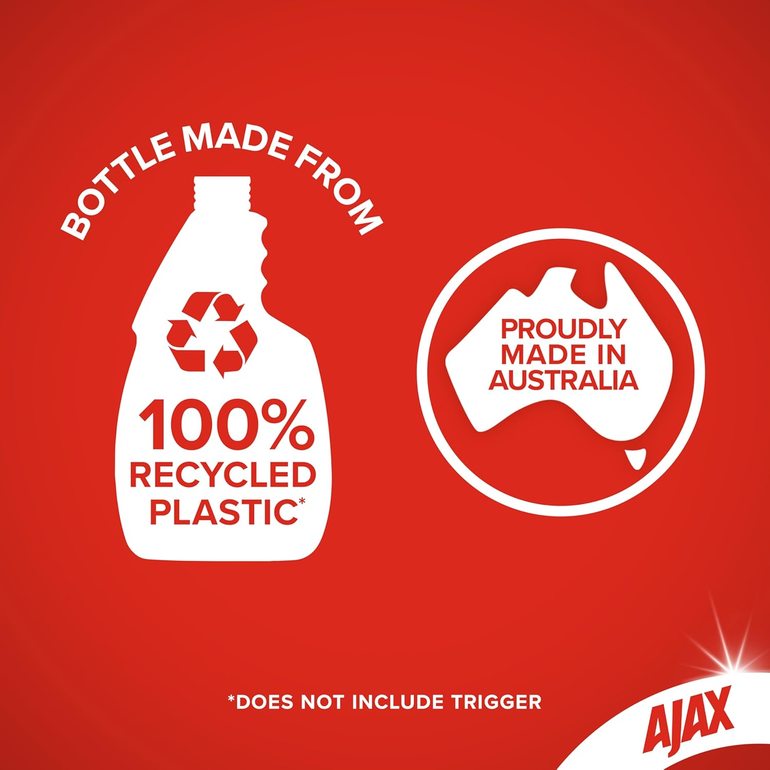 Ajax Spray N' Wipe Bathroom Antibacterial Disinfectant Cleaner Trigger, 500Ml, Fresh Burst Surface Spray, Soap Scum Remover image number 4