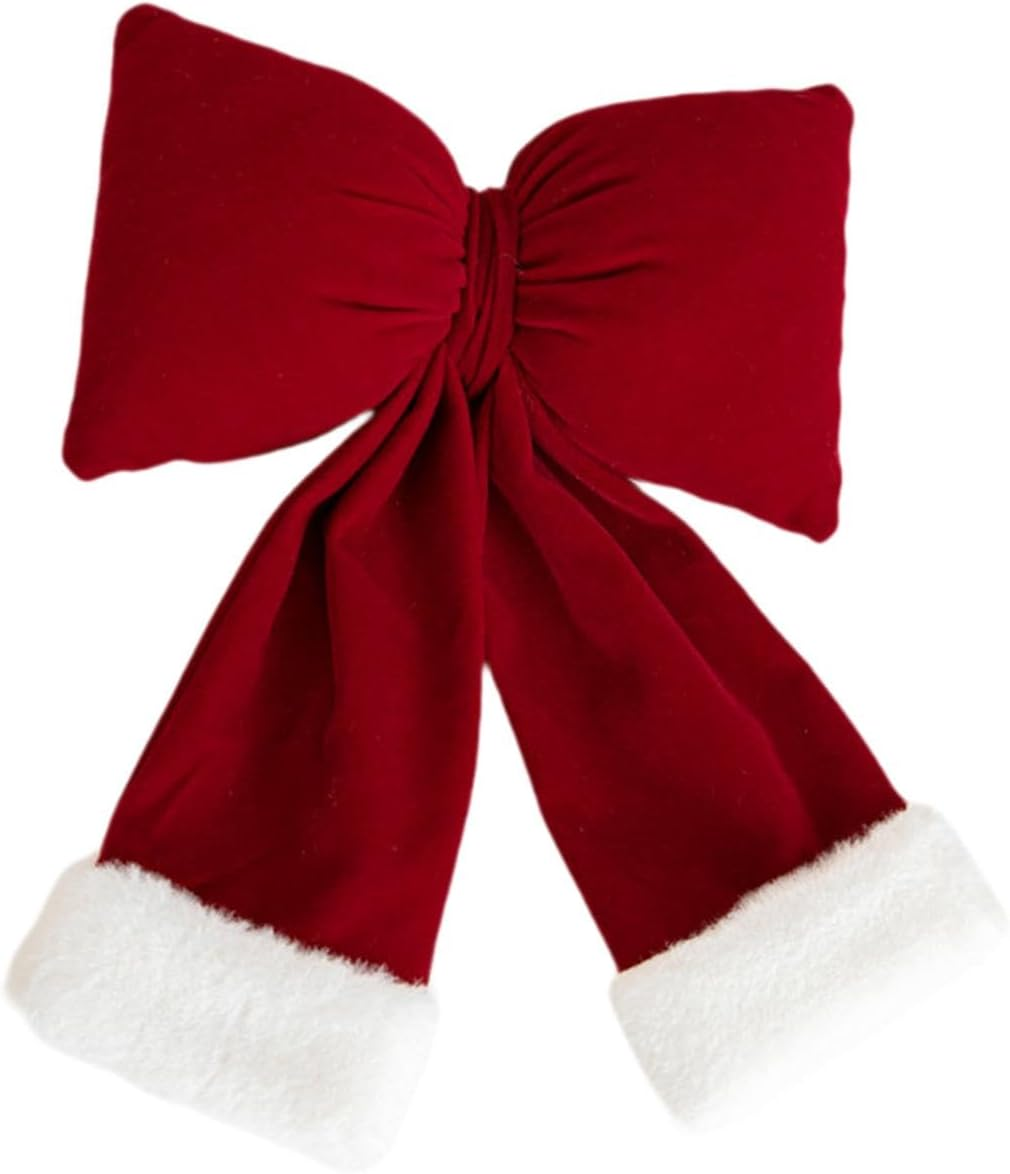 Christmas Bow Hanging Decoration Red Home Decor Celebration Ornament Hanging Pendant for Home Bedroom Window Housewarming, M image number 5